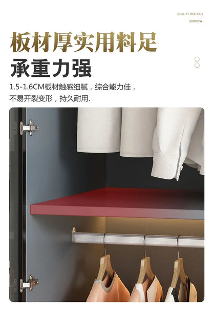 Aesthetic Black Dressing Wardrobe Display Waterproof Luxury Closet Wardrobe Storage Clothing Ropero Para Gurdar Ropa Furnitures