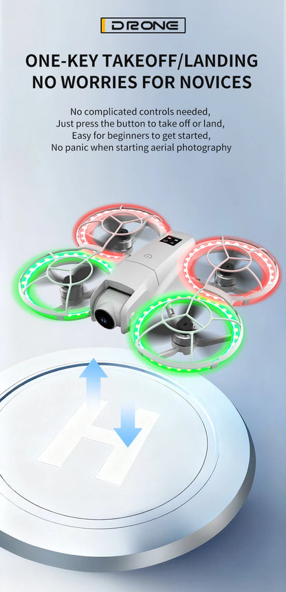 H137 PRO RC Drone 4K Professional HD Aerial 180° Dual Camera Photography Brushless Screen Remote Control Aircraft Quadcopter Toy