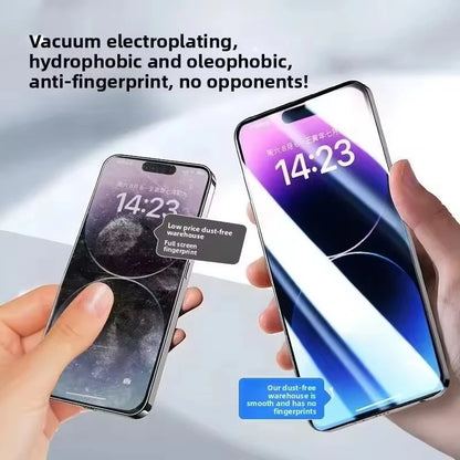 2Pcs HD Clear Tempered Glass For iPhone 17 16 15 14 Pro Max 6 7 8 Plus 12 13 11 Pro 16e XR XS Dust Free Install Screen Protector