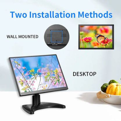 10.5 Inch CCTV Security Monitor 15:10 TFT LCD Screen 1920*1280 FHD Small TV Computer Display for PC CCTV With HDM VGA Interface
