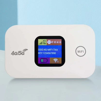 4G LTE Mini Outdoor Hotspot Sim Card Slot Wireless Router 2100mAh Portable Network Hotspot Device Colorful LED Display