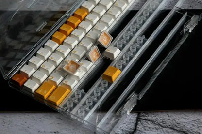 Keycaps Organizing Storage Tray PC Keycaps Container PC Material Keycaps Storage Box