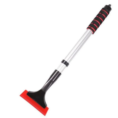 Grattoir à glace extensible en aluminium, brosse à neige pour pare-brise de voiture, pelle à neige télescopique extra-longue