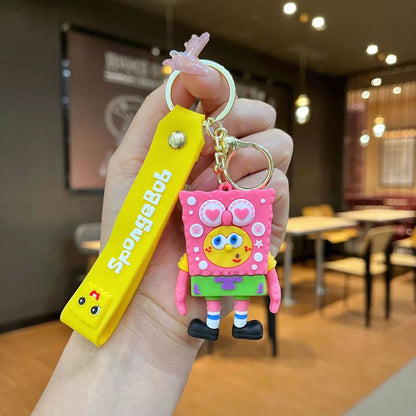 New Spongebob Patrick Star Keychain Creative And Cute Figurine Pendant