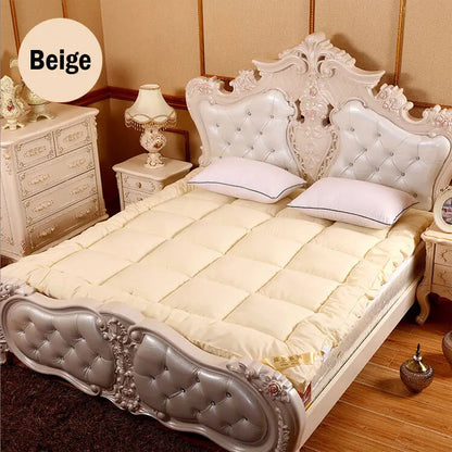 Down soft mattress five-star hotel three-dimensional thickened 10cm mattress student dormitory 0.9m/1.2m soft cushion quilt