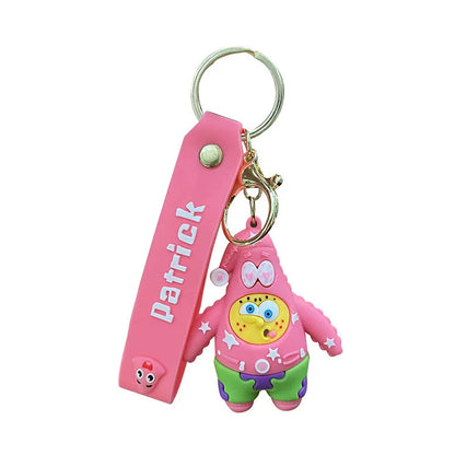 New Spongebob Patrick Star Keychain Creative And Cute Figurine Pendant