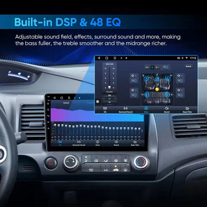 Android 15 Car Radio For Honda Fit Jazz 2008-2013 2din Android 12 Carplay Multimidia Video Player Navigation GPS Head Unit