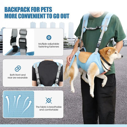 Pet Backpack Basket for Dog Things Dogs Pets Accessories Carriers Bags Cats Carrying Transport Bag Supplies Products Home Garden