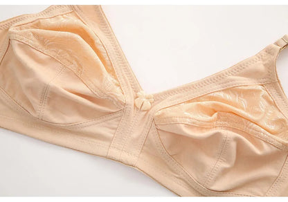 Ruralbras Sexy Women's Bras Wireless Full Coverage D/E/F for Plus Size Non Padded Comfort Soft Bra Minimizer Top Female Lingerie