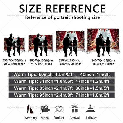 Merry Christmas Backdrops Wonderland Snowman Decor Photography Background Kids Birthday Party Baby Shower Banner Party Supplies