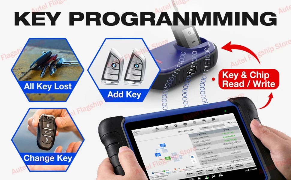 Autel MaxiIM IM508S IMMO Key Programming Diagnostic Tools Auto OBD2 Programmer Scanner All Systems 2 Years Free Update PK KM100
