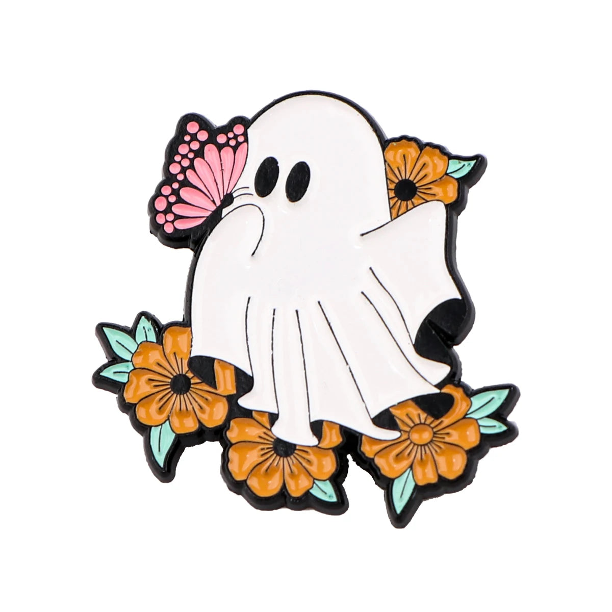 Halloween Ghost Enamel Pin Cartoon Brooch Pines Men Lapel Pins Badge on Backpack Clothing Accessories Cute Jewelry Party Gifts