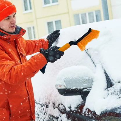Grattoir à glace pour pare-brise de voiture, grattoir à glace et neige avec poignée en mousse ergonomique, nettoyeur de neige pour vitre de voiture, grattoir à glace pour vitre de voiture