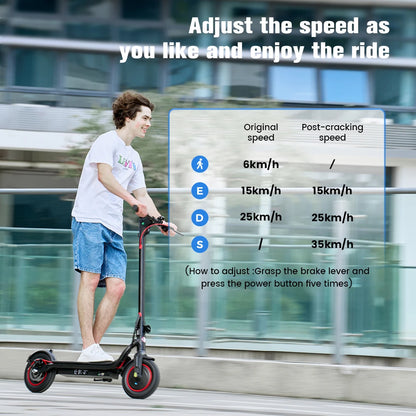 W6 Electric Scooter 10 Inch 500W Motor 36V 10.5Ah Battery 35km/h Max Speed Foldable E-Scooter With APP Dual Brakes Scooters