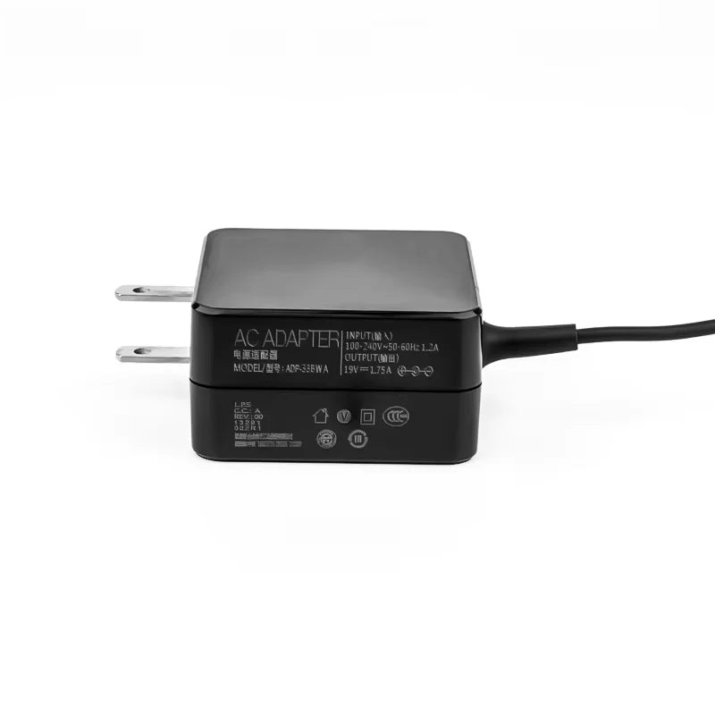 Micro-USB 19V 1.75A 33W alimentation adaptateur pour ordinateur portable pour ASUS Eeebook X205 X205T X205TA E202SA E205SA E20 E