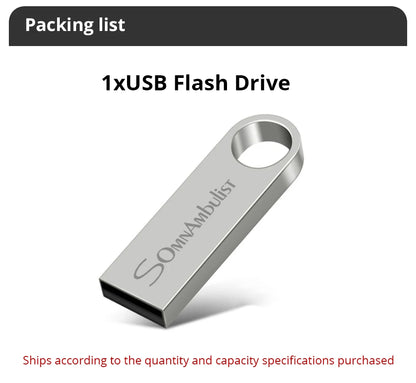 SomnAmbulist Pen Drive 32GB 64GB 128GB High Speed USB2.0 for PC Mobile Mini Pen Drive 16GB 32GB USB Flash Drive 64GB 8GB 4GB