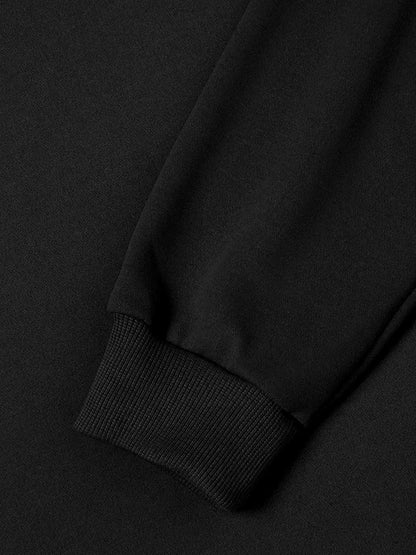 Sweat-shirt femme « We’re All Mad Here » imprimé lettres, col rond, décontracté pour l’automne et le printemps, vêtements pour femmes