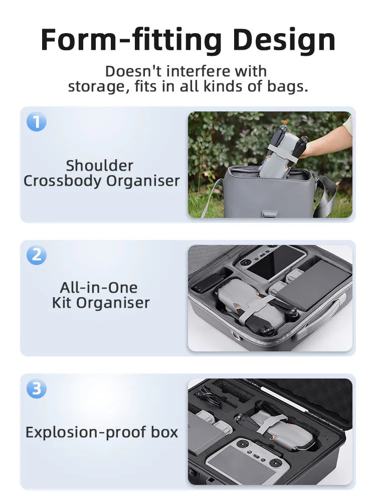 Propeller Holder Fixed for DJI Air 3/Air 3S Drone Stabilizers Protector Props Fixed Mount Guard Silicone & ABS Base Accessories