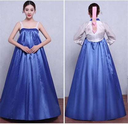 Robe Hanbok pour femmes, mode coréenne, Costumes anciens, fête traditionnelle, palais asiatique, vêtements de spectacle Cosplay,