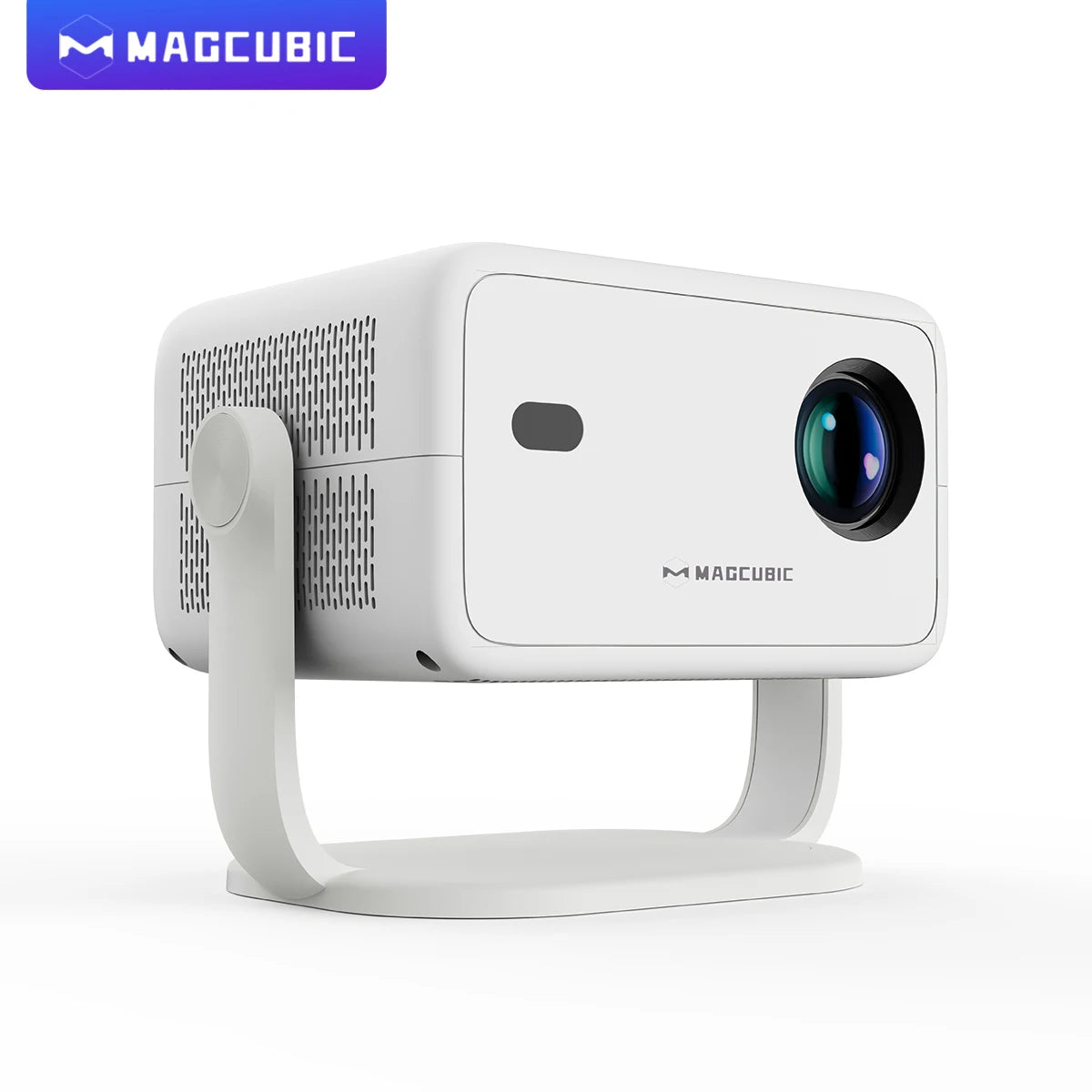 Projecteur Magcubic Native 1080P 650ANSI 4K Android 11 L018 360° avec correction trapézoïdale automatique, souris aérienne, Wi-Fi 6, Bluetooth 5.2, portable pour l'extérieur