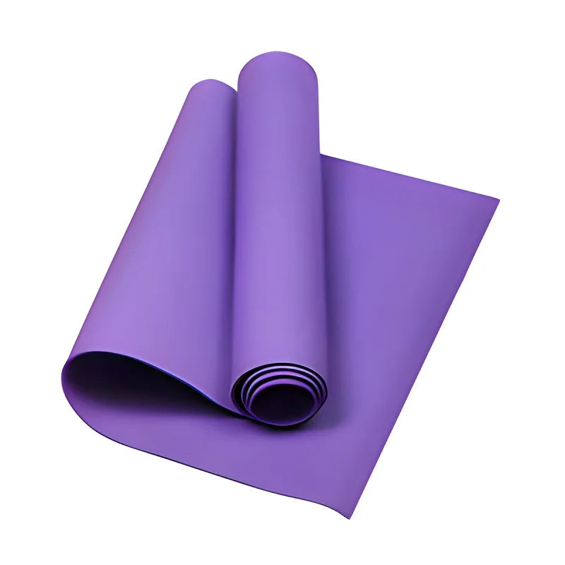 Tapis de yoga en EVA de 4 mm d'épaisseur, antidérapant, pour le sport et le fitness : idéal pour le yoga, le pilates, la gymnastique et le fitness.