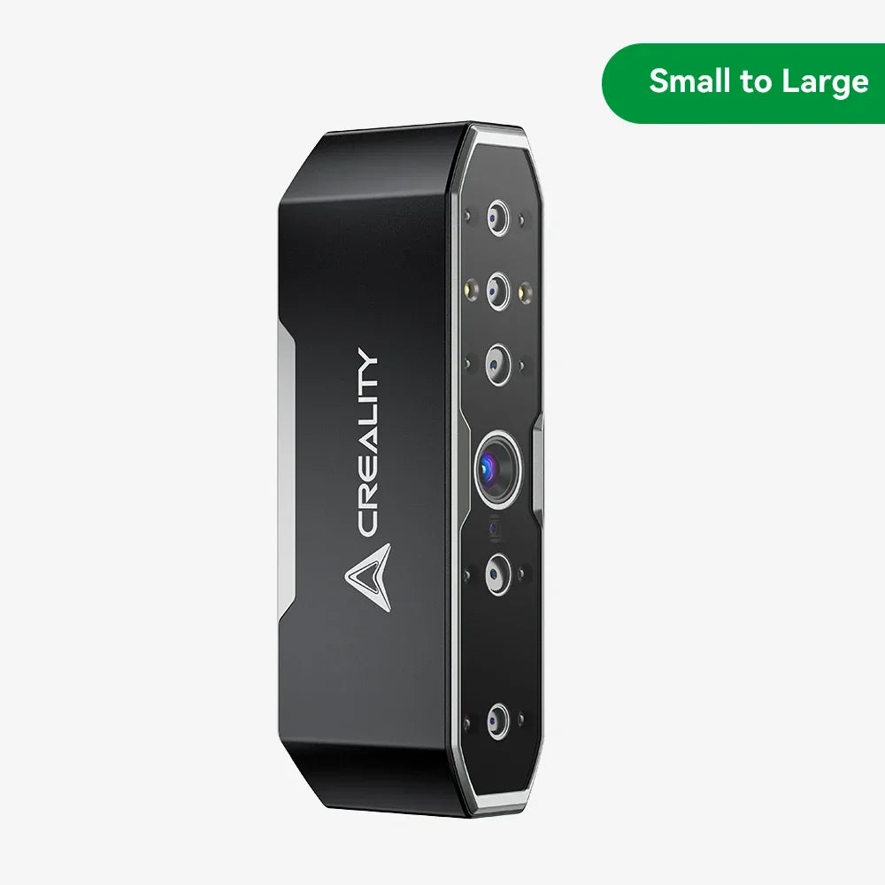Scanner 3D portable Creality CR-Scan Otter amélioré : précision de 0,02 mm, haute efficacité, vitesse de numérisation de 20 images/s, stabilisation anti-vibration
