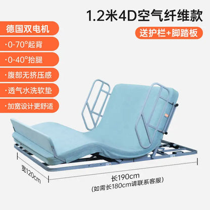Electric Nursing Mattress for Elderly Bedridden - Auto - Rollover Assist in Standing Up Lift - Bed Function Ideal Tatami FYMS