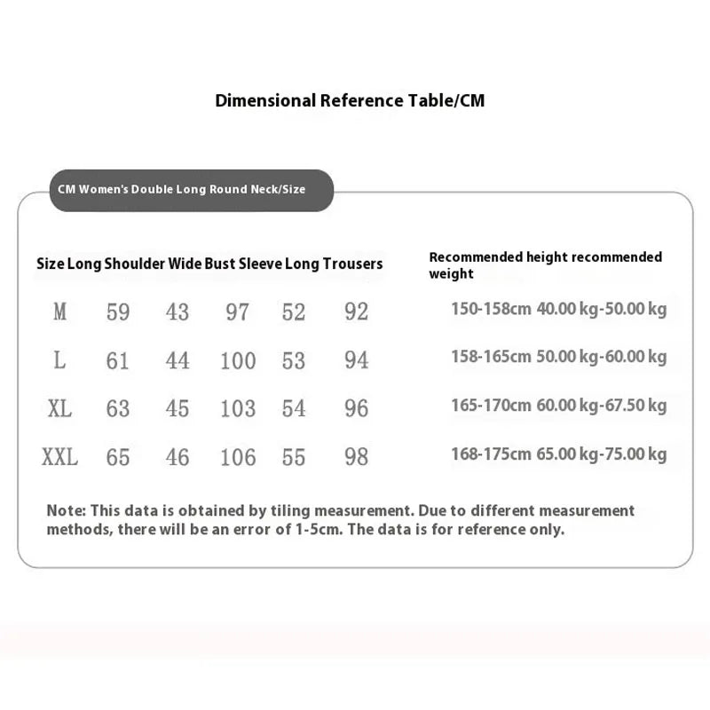 Long-Sleeved Pyjamas Women's Autumn and Winter Cotton Round Neck Fashion Soft Casual Breathable Cute Cartoon Loungewear Outside