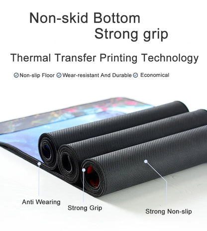 Oni Mouse Pad Gaming Mousemat Large Desk Mat Pc Gamer Accessoires Mousepad Speed Keyboard Pads XXL 900x400 Keyboard Mousepad