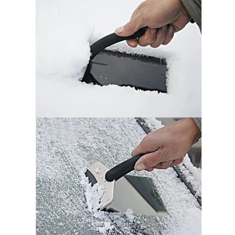 Grattoir à glace pour voiture, pelle à neige, outil de nettoyage de voiture pour l'hiver, dégivrage du pare-brise, accessoires auto