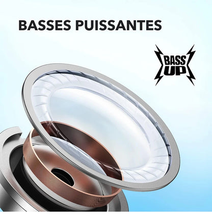 (EU stock)Soundcore R50i Wireless Bluetooth 5.3 Earbuds 10mm Driver Strong Bass IPX5 30H Battery