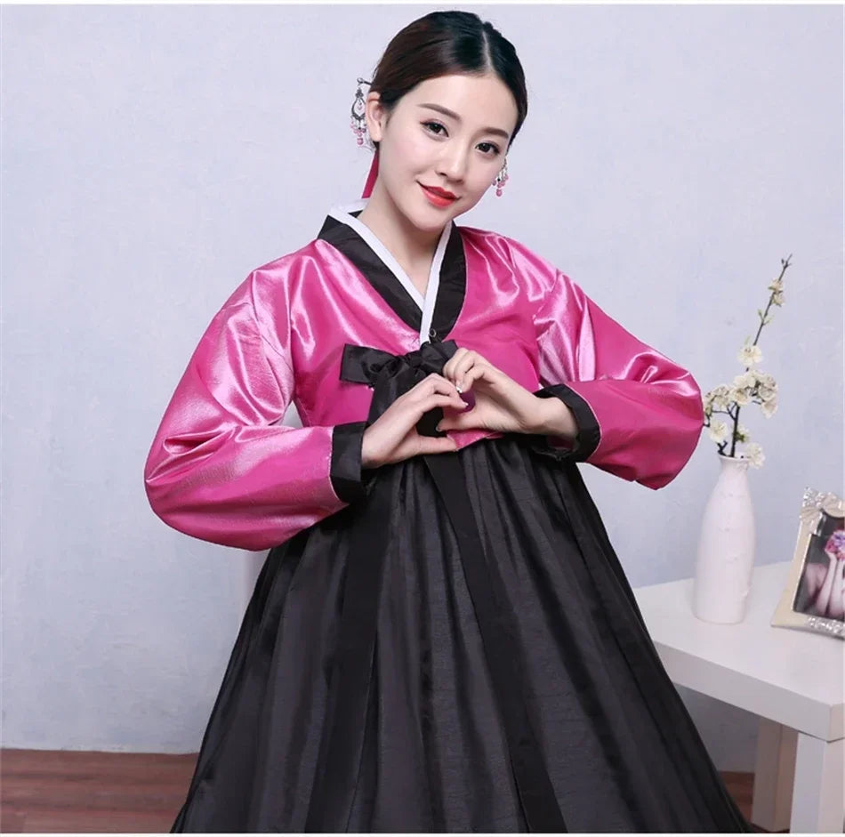 Robe Hanbok pour femmes, mode coréenne, Costumes anciens, fête traditionnelle, palais asiatique, vêtements de spectacle Cosplay,