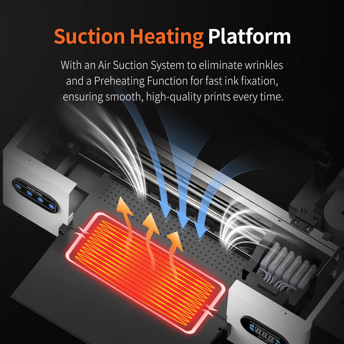 Colorsun A3+R1390 DTF Printer T-shirt Transfer Printing Machine Impresora a3 dtf Printers For T-Shirt Hoodies Bags Sweatshirt