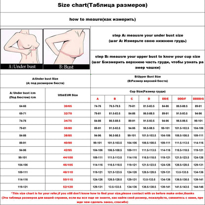 Red Lifting Small Breasts Gathered To Show Large Upper Support Without Steel Rings and Comfortable and Traceless Bra