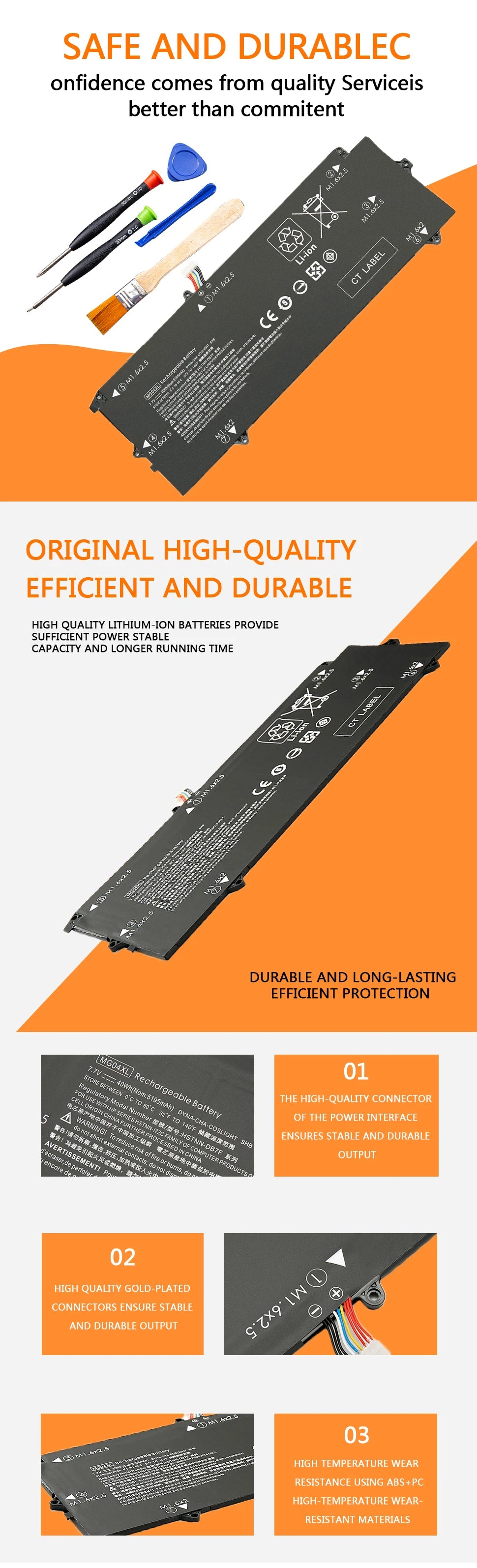 MG04XL MG04 remplacement da batBR 138 For Hp Elite X2 1012 G1 série ordinateur portable 812060-2B1 812060-2C1 812205 HSTNN-DB7F