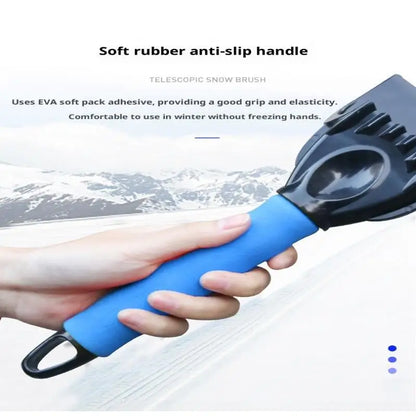 Grattoir à glace polyvalent pour voitures, déneigement du pare-brise et des portières, outil de dégivrement pour l'hiver, accessoires de nettoyage automobile