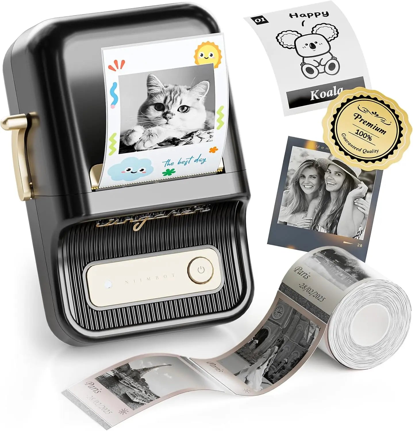 Niimbot B21 B21PRO Mini Adhesive Label Printer Wireless Portable Thermal inkless Maker Photo Barcode PriceTag Sticker 200 300dpi