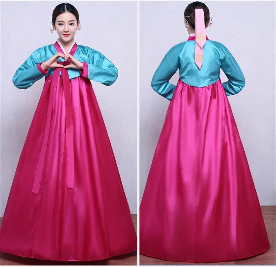 Robe Hanbok pour femmes, mode coréenne, Costumes anciens, fête traditionnelle, palais asiatique, vêtements de spectacle Cosplay,