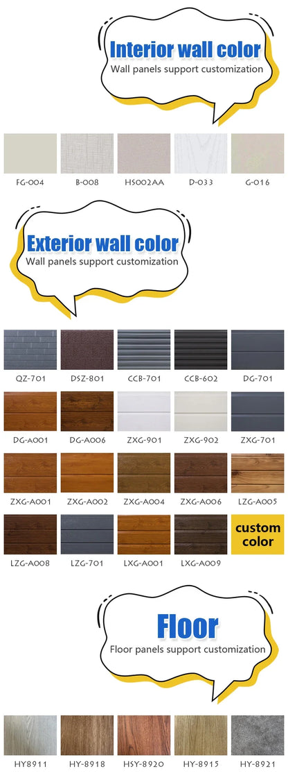 40Ft 20Ft Luxury Foldable Expandable Container House Camping Prefabricated Tiny Portable Folding Container House