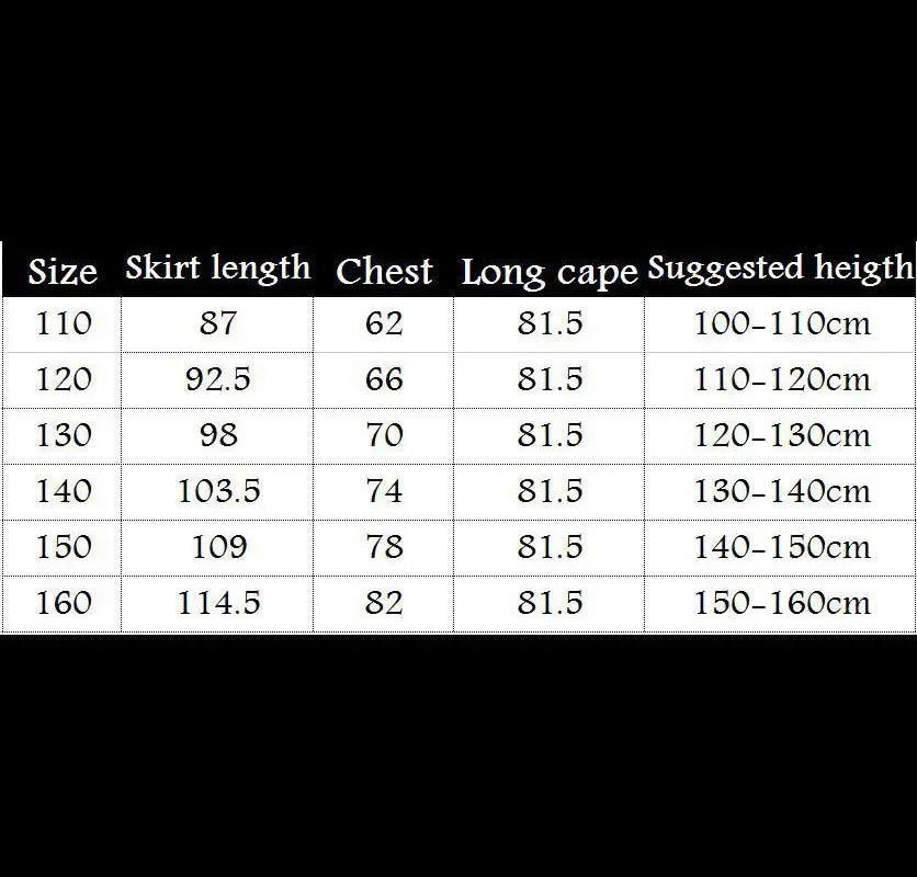 Robe de sorcière noire et blanche pour enfants, chien loyal, vêtements Kuira, robe longue, perruque Everak, performance d'Hall