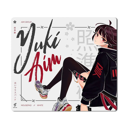 Skypad SORA YUME Glass Gaming Mouse Pad 260x210mm Smooth Frosted Surface Customize Mat FPS Office Esports Game Glass Mouse Pads