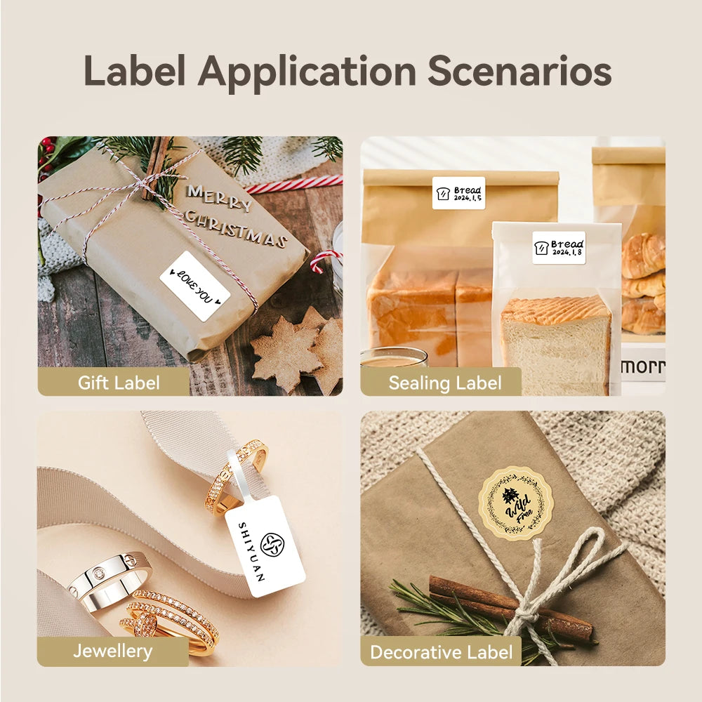 Niimbot D11 D110 D101 H1S Mini Thermal Printer Pocket Label Maker USB Bluetooth Label Stick Printer Inkless DIY Name Price Tag