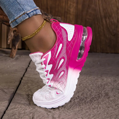 YRZL Women Sneakers Shoes Breathable Lightweight Running Shoes Non Slip Wear Resistant Comfortable Women's  Walking Shoes