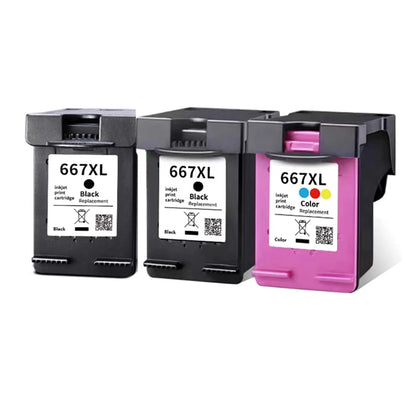 667XL Ink Cartridges For HP 667 HP667 XL Replacement Compatible Deskjet 1275 2374 2375 2376 2775 2776 6475 Printer