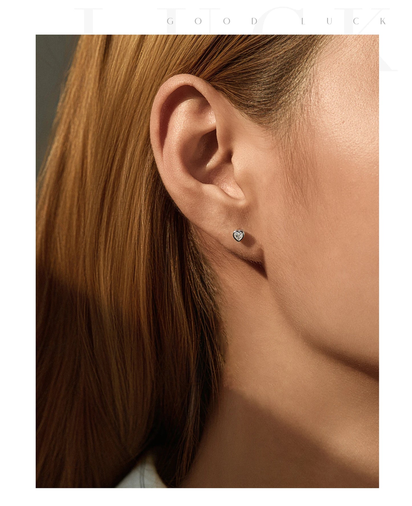 Boucles d'oreilles MODIAN en argent sterling 925, ornées de moissanites en forme de cœur et disponibles en 3 tailles. Bijoux fins et tendance pour femmes.