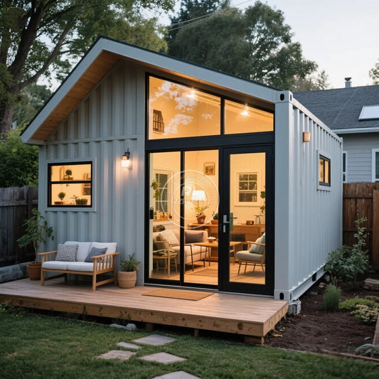 NEW Folding Container Home Luxury Portable Office 20Ft Prefab Container House Restaurant  for Temporary Site Offices