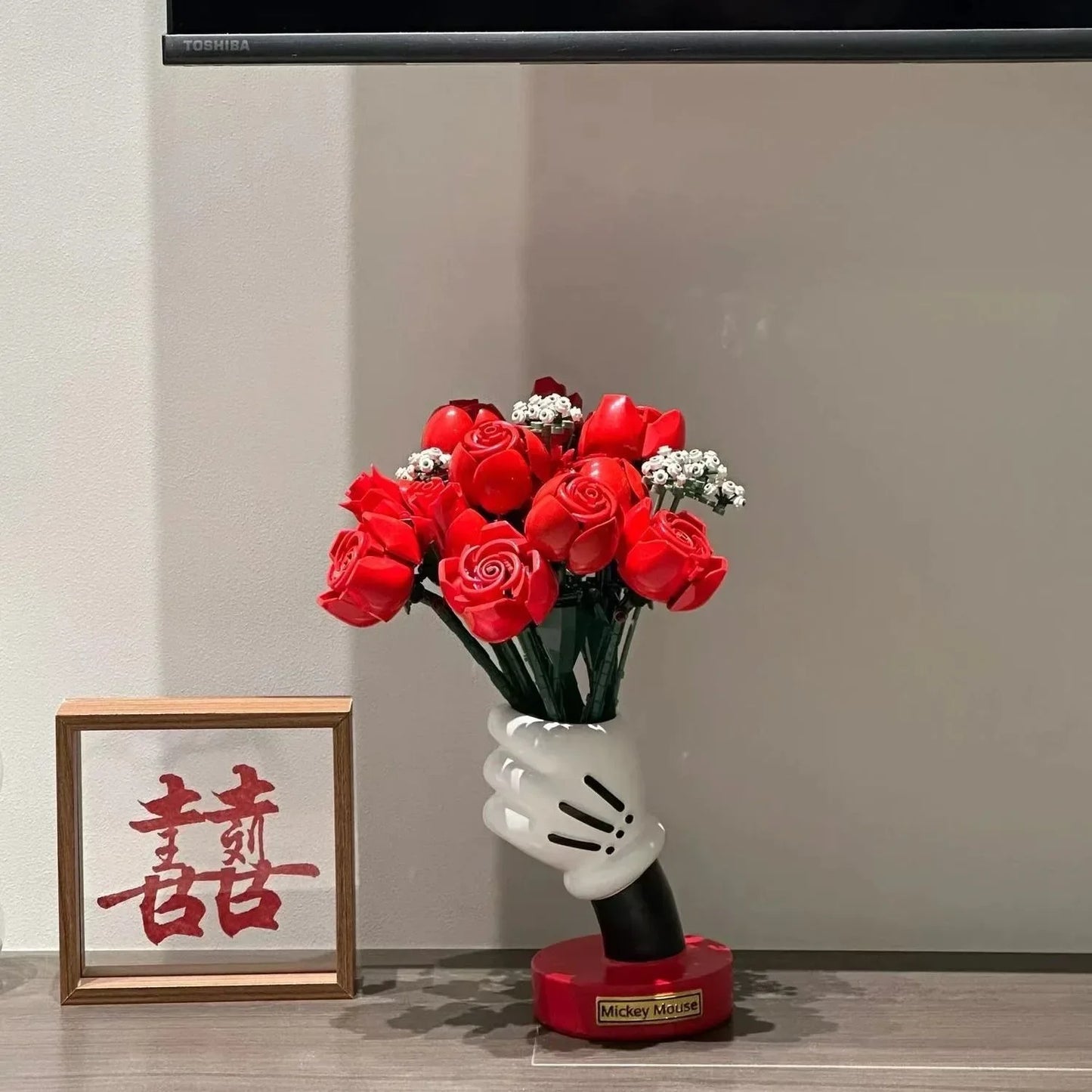 Romantic Wildflower Bouquet Flower 10313 Building Set Home Decoration Building Block Toys Valentine's Day Gift for Girlfriend