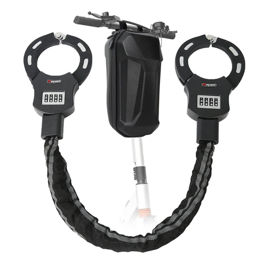Electric Scooter Anti-Theft Handcuff Lock Bike Lock Coiled Secure Password Lock E-Scooter Prams Motorcycle Bike Accessories