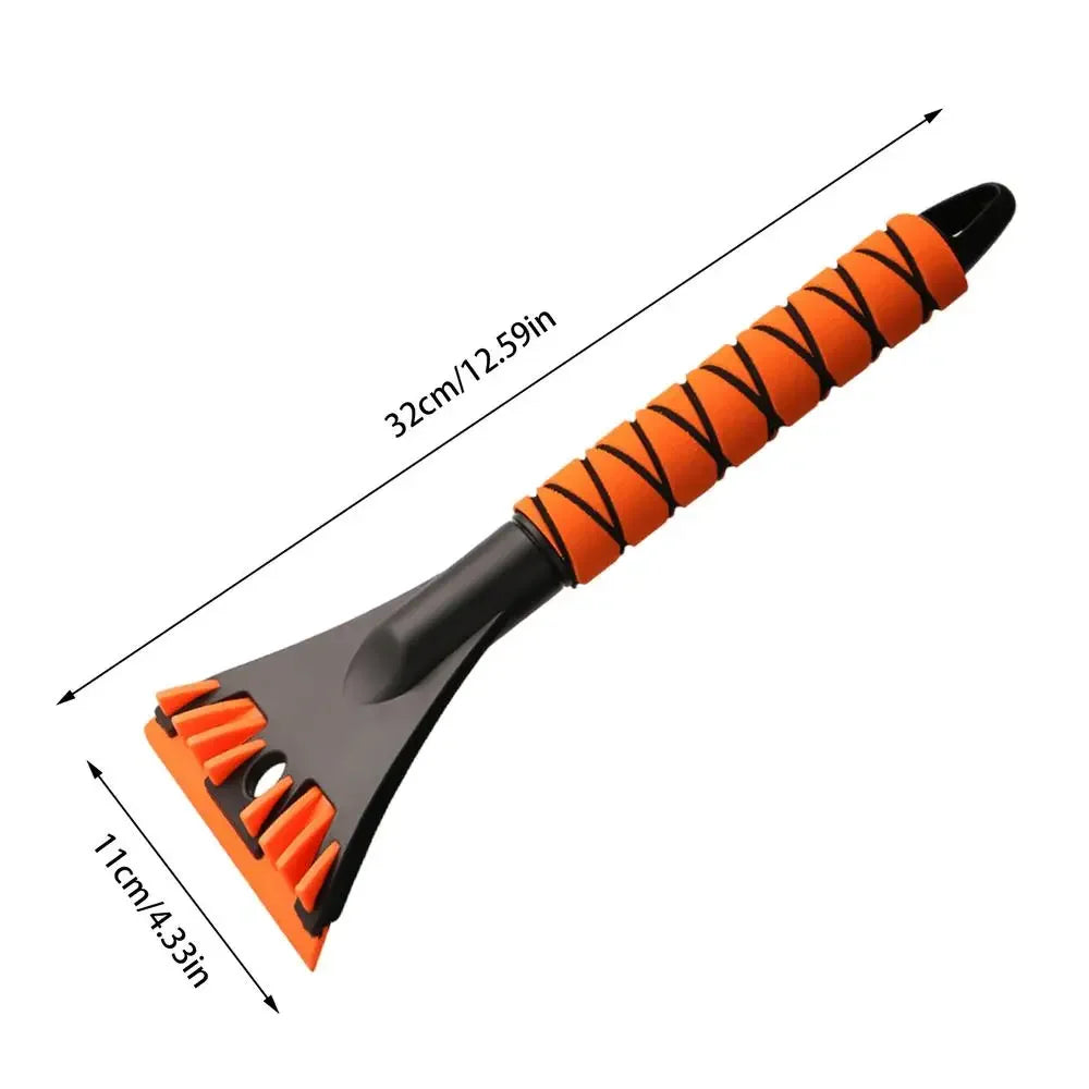 Grattoir à glace pour voiture, pelle à neige, outil de déneigement ergonomique pour pare-brise, dégivrage de vitres automobiles en hiver, portable et multifonction