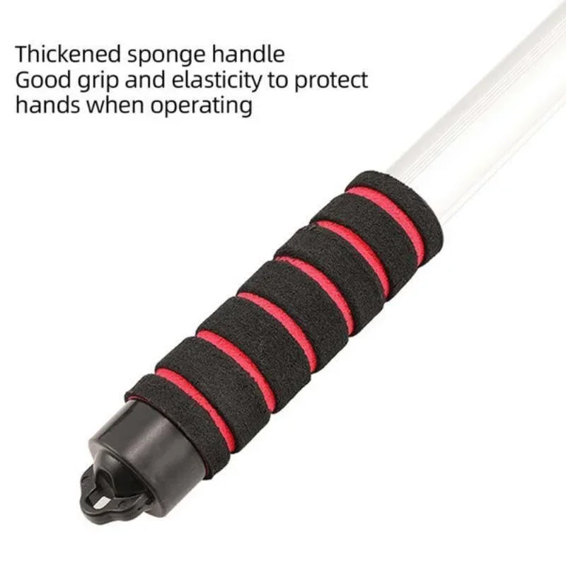 Grattoir à glace extensible en aluminium, brosse à neige pour pare-brise de voiture, pelle à neige télescopique extra-longue